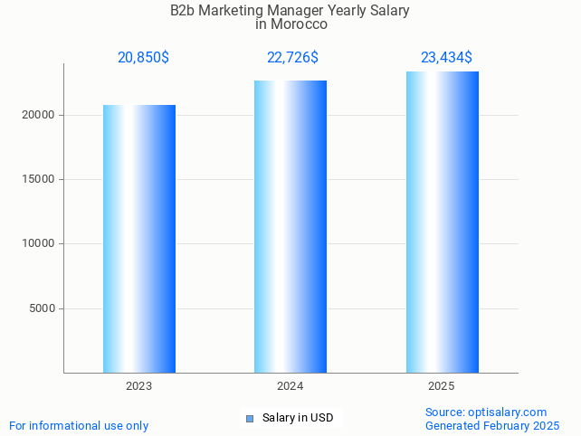 b2b marketing manager salary in morocco 2025 b2b marketing manager salary in morocco 2025