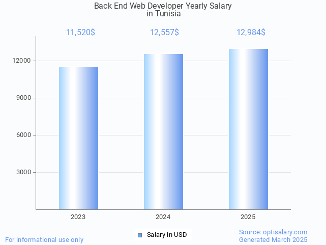 back end web developer salary in tunisia 2025 back end web developer salary in tunisia 2025