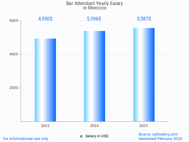 bar attendant salary in morocco 2025 bar attendant salary in morocco 2025