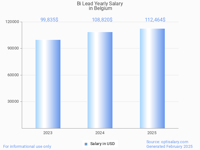 bi lead salary in belgium 2025 bi lead salary in belgium 2025