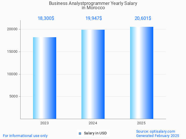 business analystprogrammer salary in morocco 2025 business analystprogrammer salary in morocco 2025