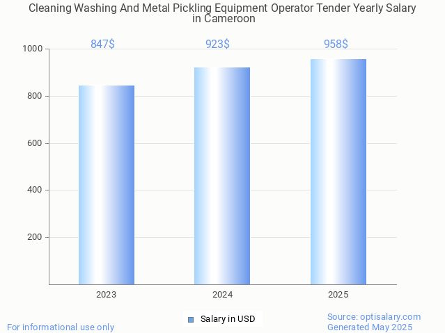 cleaning washing and metal pickling equipment operator tender salary in cameroon 2025 cleaning washing and metal pickling equipment operator tender salary in cameroon 2025