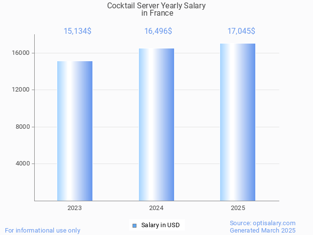 cocktail server salary in france 2025 cocktail server salary in france 2025