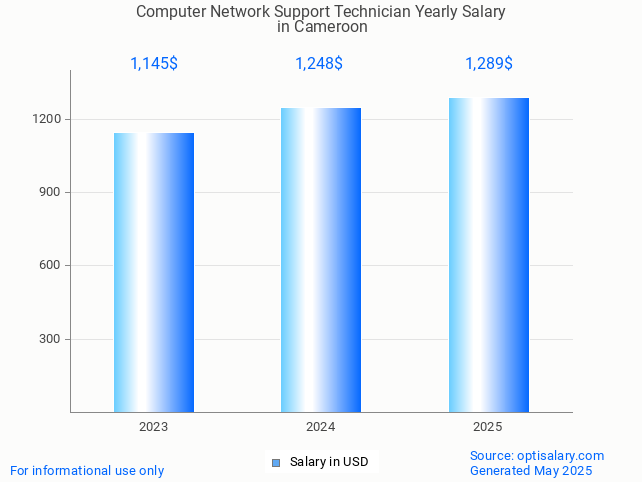 computer network support technician salary in cameroon 2025 computer network support technician salary in cameroon 2025
