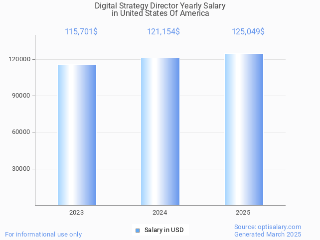 digital strategy director salary in united states of america 2025 digital strategy director salary in united states of america 2025