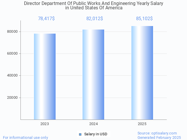 director department of public works and engineering salary in united states of america 2025 director department of public works and engineering salary in united states of america 2025