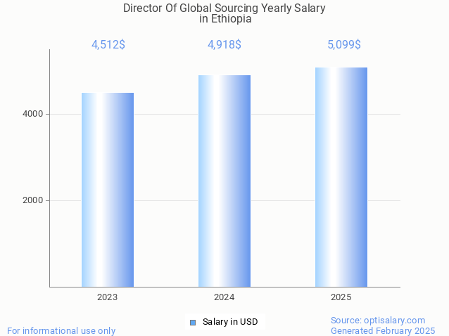 director of global sourcing salary in ethiopia 2025