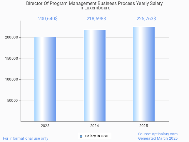 director of program management business process salary in luxembourg 2025 director of program management business process salary in luxembourg 2025