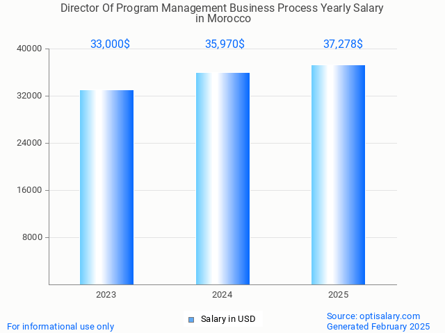 director of program management business process salary in morocco 2025 director of program management business process salary in morocco 2025