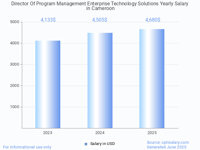 director of program management enterprise technology solutions salary in cameroon 2025 director of program management enterprise technology solutions salary in cameroon 2025
