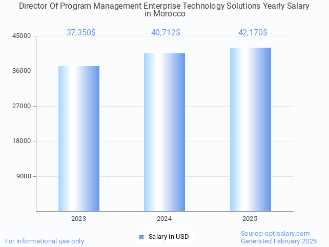 director of program management enterprise technology solutions salary in morocco 2025 director of program management enterprise technology solutions salary in morocco 2025