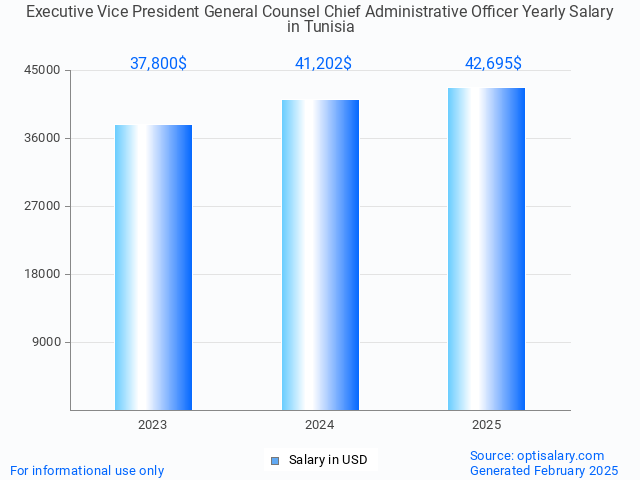 executive vice president general counsel chief administrative officer salary in tunisia 2025 executive vice president general counsel chief administrative officer salary in tunisia 2025