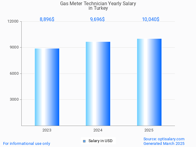 gas meter technician salary in turkey 2025 gas meter technician salary in turkey 2025