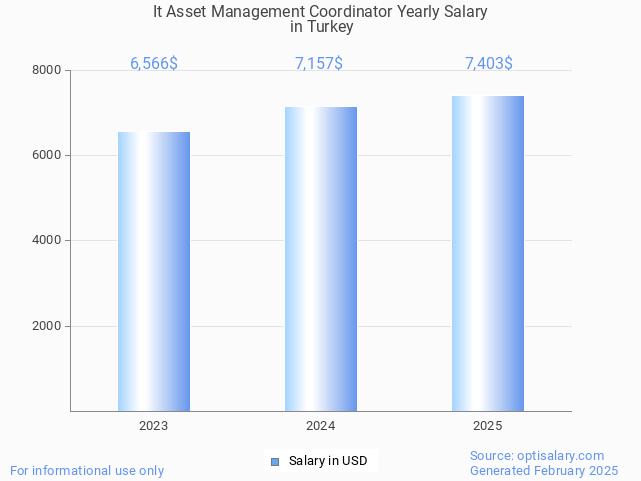 it asset management coordinator salary in turkey 2025 it asset management coordinator salary in turkey 2025