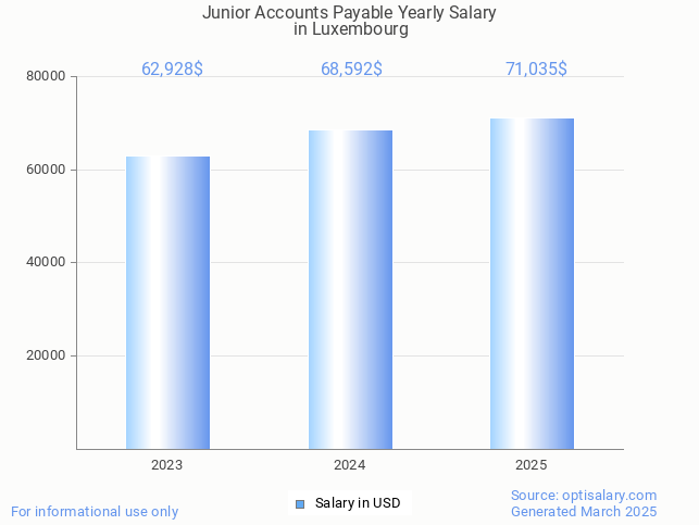junior accounts payable salary in luxembourg 2025 junior accounts payable salary in luxembourg 2025