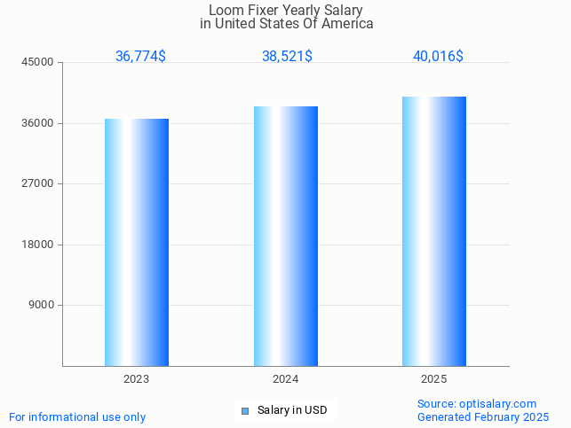 loom fixer salary in united states of america 2025 loom fixer salary in united states of america 2025