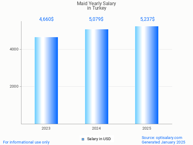 maid salary in turkey 2025 maid salary in turkey 2025