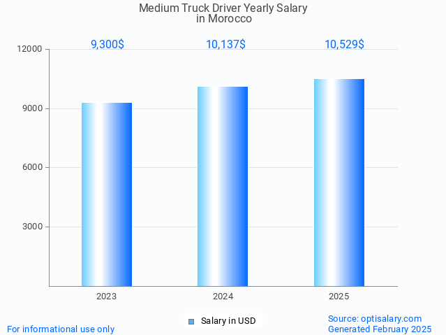 medium truck driver salary in morocco 2025 medium truck driver salary in morocco 2025
