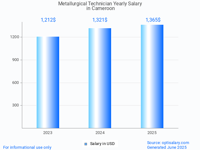 metallurgical technician salary in cameroon 2025 metallurgical technician salary in cameroon 2025