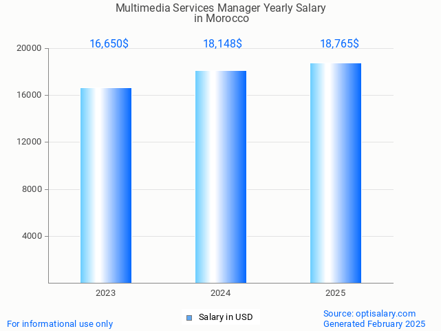 multimedia services manager salary in morocco 2025 multimedia services manager salary in morocco 2025