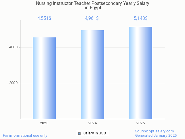 nursing instructor teacher postsecondary salary in egypt 2025 nursing instructor teacher postsecondary salary in egypt 2025