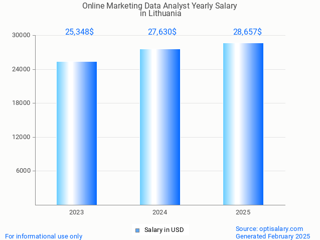 online marketing data analyst salary in lithuania 2025 online marketing data analyst salary in lithuania 2025