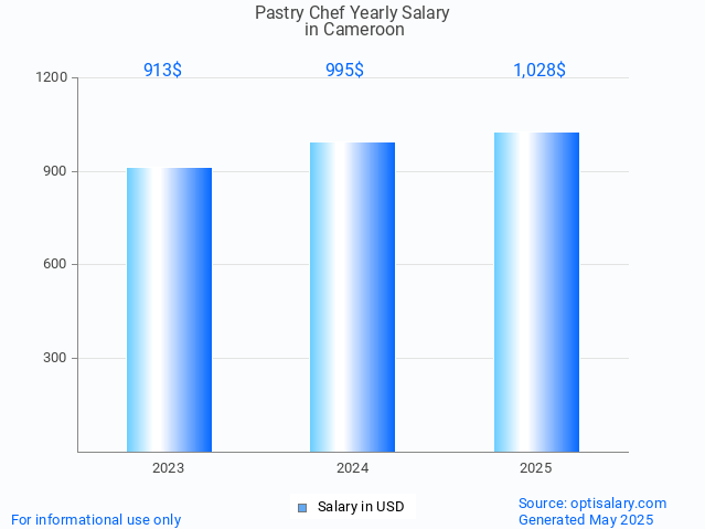 pastry chef salary in cameroon 2025 pastry chef salary in cameroon 2025