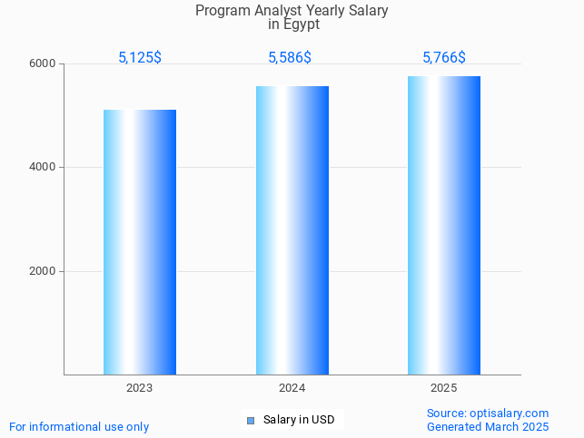 program analyst salary in egypt 2025
