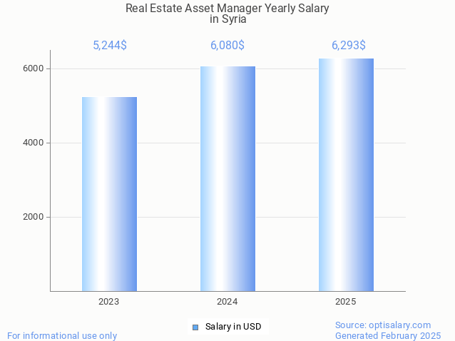 real estate asset manager salary in syria 2025