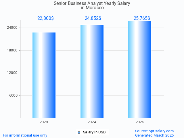 senior business analyst salary in morocco 2025 senior business analyst salary in morocco 2025