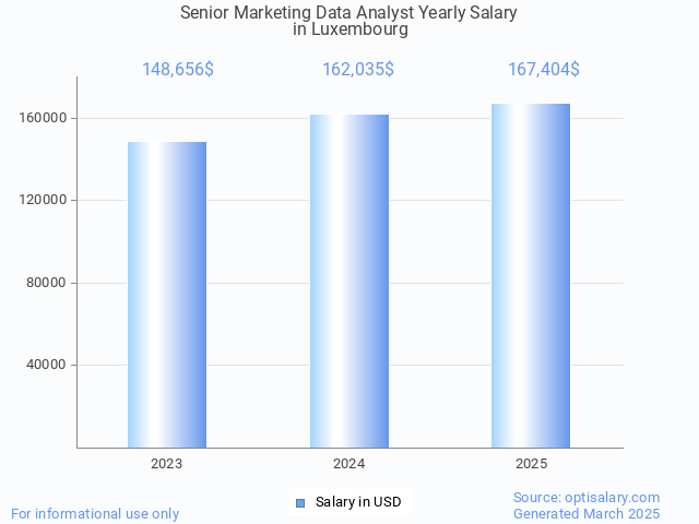 senior marketing data analyst salary in luxembourg 2025 senior marketing data analyst salary in luxembourg 2025