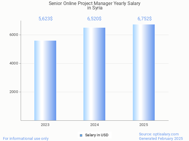 senior online project manager salary in syria 2025 senior online project manager salary in syria 2025