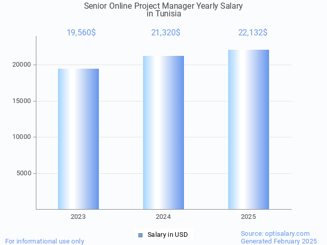 senior online project manager salary in tunisia 2025 senior online project manager salary in tunisia 2025