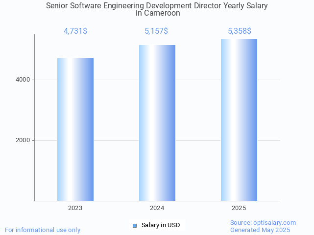 senior software engineering development director salary in cameroon 2025 senior software engineering development director salary in cameroon 2025