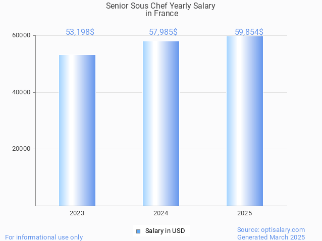 senior sous chef salary in france 2025 senior sous chef salary in france 2025