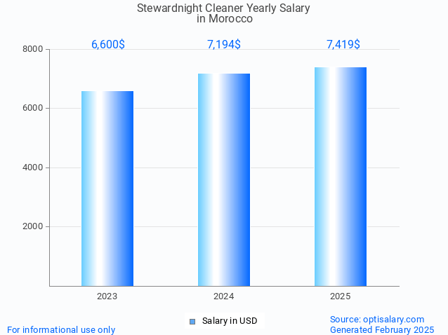 stewardnight cleaner salary in morocco 2025 stewardnight cleaner salary in morocco 2025