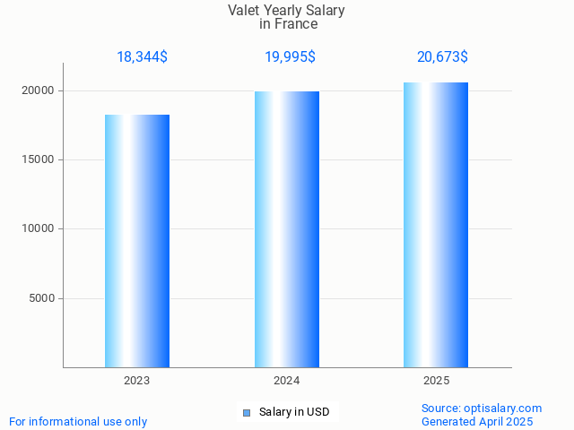 valet salary in france 2025 valet salary in france 2025