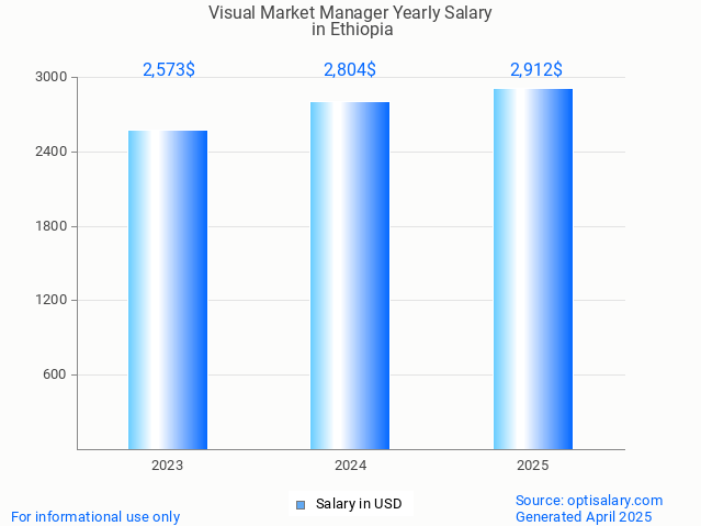 visual market manager salary in ethiopia 2025